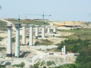 Viaduct peste vale si DC71 / Km 62 / August 2012