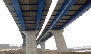 under bridge